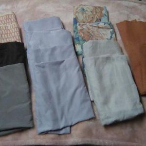 Assorted King size pillow cases